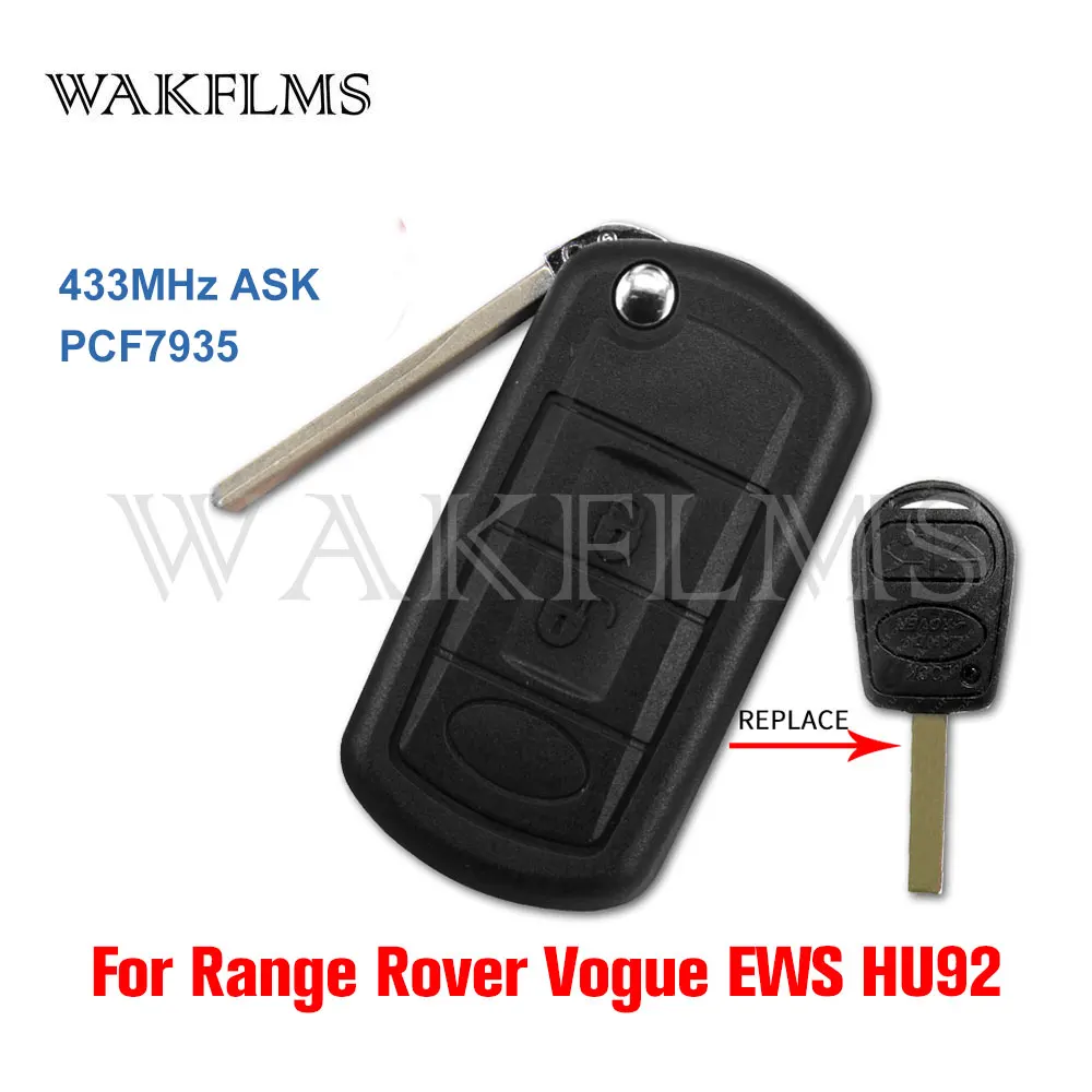 Обновление для Land Rover Range Vogue EWS HU92 433 МГц PCF7935 ID44 дистанционный ключ брелок от