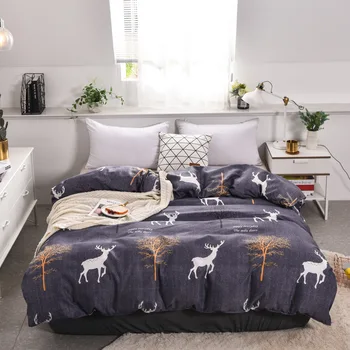 

Flower Printing Home Duvet Cover Double-sided Design Adult Children Single Double Quilt Cover Soft Breathable Comforter Cover