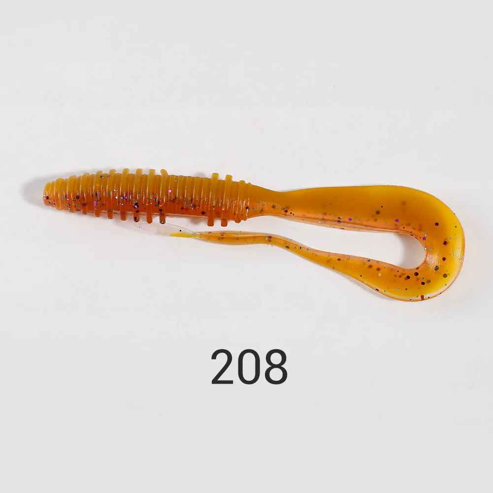 Leurre Souple Odorant Noeby – Worm Twist 10cm – 5,6g – Couleur 204 – 6 Pièces
