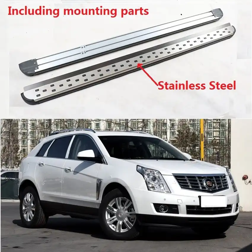 Nuevo Diseno Para Cadillac Srx 10 11 12 13 14 15 16 Pedal De Barra De Paso Lateral Nerf Pedales Aliexpress