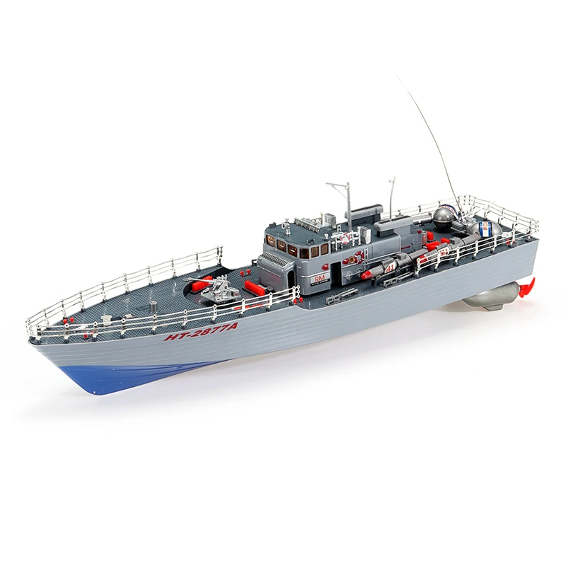 1/115 2 4G EHT 2877 ракета Разрушитель RC лодка 4 км/ч модели автомобилей на открытом