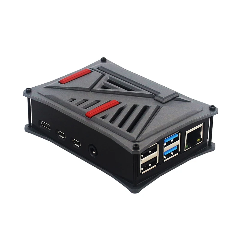 Raspberry Pi 4 ABS чехол серебряный корпус серый корпус Корпус для новейших RPI 4B Модель B