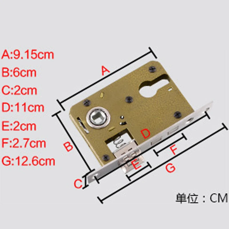 Shop Generic Interior Door Locks Double Security Entry Mortise House