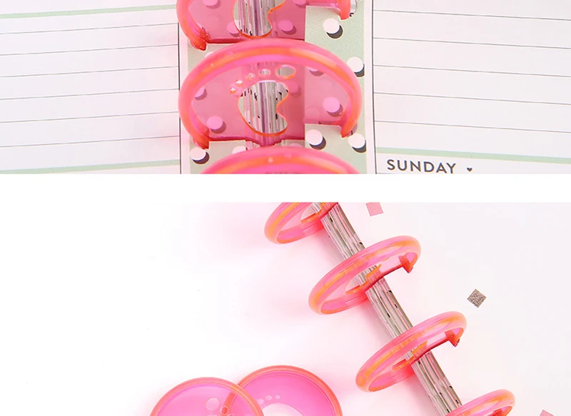 MINKYS Kawaii Binder Hole Punch For Journal Paper Ring DIY Paper