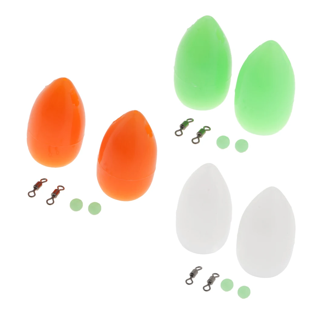 6pcs Floating Bombarda Float Long Distance Casting Lure Trout Pose Sbirolino