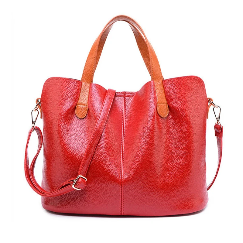 

High Quality Women PU Leather Bags Large Capacity Handbag Fashion Ladies Shoulder Bag Composite Bags 2 pcs/set