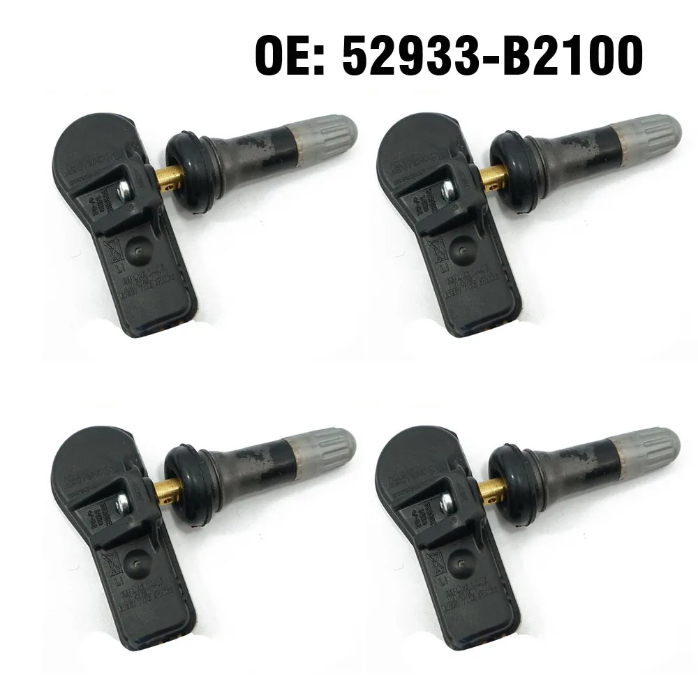 4 PCS Car Tire Pressure Monitor Sensor TPMS 52933-B2100 for Hyundai i10 for Kia Picanto Soul 2013 2014 2015