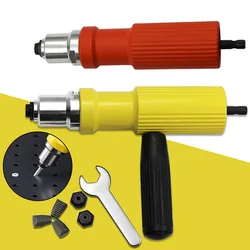 Rivet électrique professionnel, pistolet à écrou, accessoires de mouvement de traction, adaptateur de tête de pistolet sans fil, Rivet insérer l'outil d'écrou 