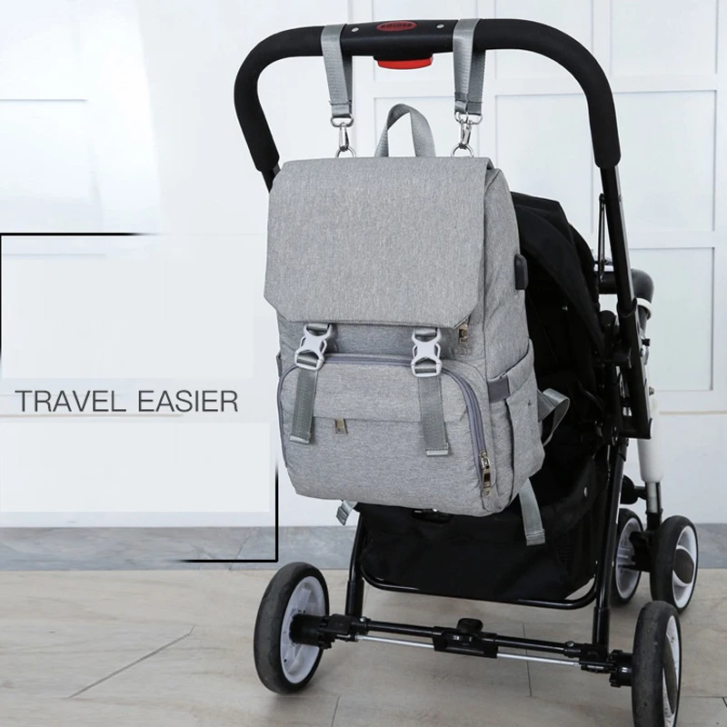 Maternity Bag Backpack For Mom Mother Changing Multi-function Folding Travel Diaper Baby Bag
