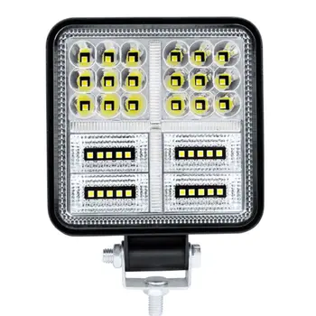 

Car Square LED Work Light 117W Off Road Bar Spot Flood Combo Fog Lights Driving NEW