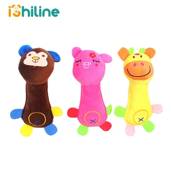 

Cute Pet Dog Cat Plush Squeak Sound Dog Toys Funny Fleece Durability Chew Molar Toy Fit for All Pets Carrot Toy