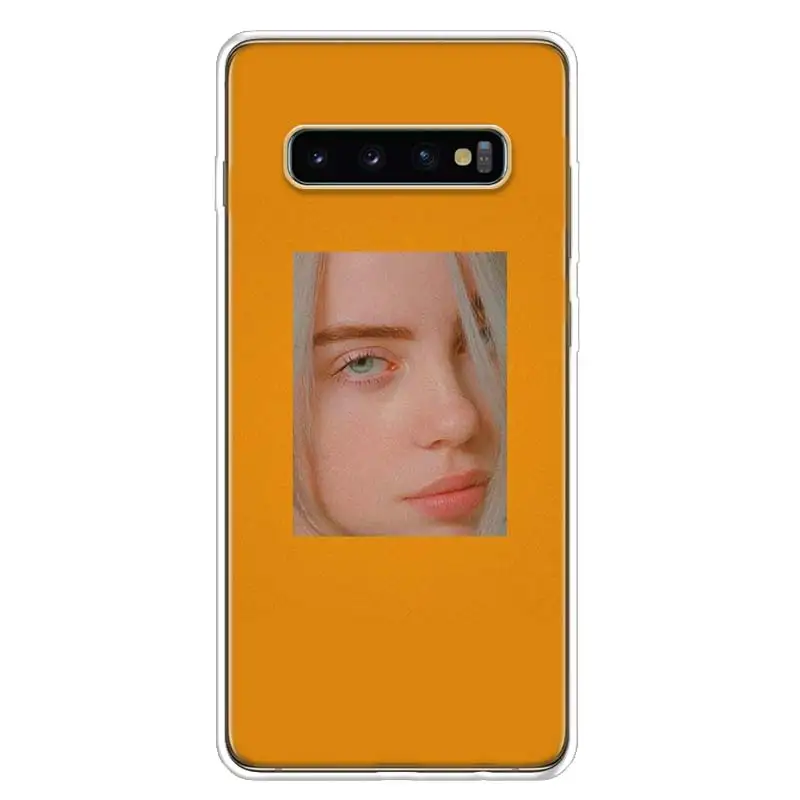 TW014-8 Billie Eilish Красивая желтая крышка чехол для телефона для samsung Galaxy A10 A20E A30 A40 A50 A70 A50S A80 M30S A6 A7 A8 A9 плюс - Цвет: TW014-8