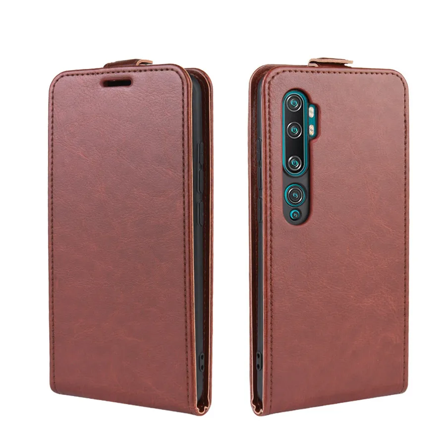 for Xoaimi Mi 10 Pro Case Vertical Flip Leather Cover for Xiaomi CC9 Pro Note 10 Lite Magnetic Book Flip Phone Case Cover Bag 3