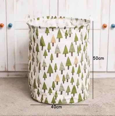 Cesta de almacenamiento cesta grande 40*50 см, utilzada para ropa de juguete cesta de ropa - Цвет: 9
