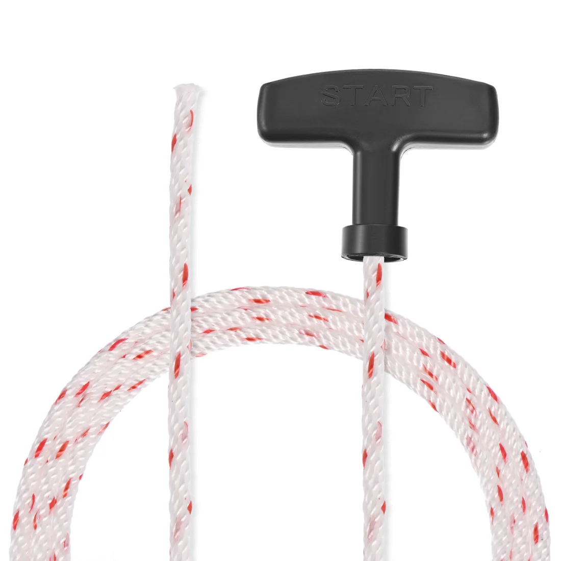 

uxcell Recoil Starter Rope with Handle 4mm Dia 1.7m 5.5ft Polyester Pull Cord for 168F 170F Lawn Mower Trimmer Engine Part 5pcs