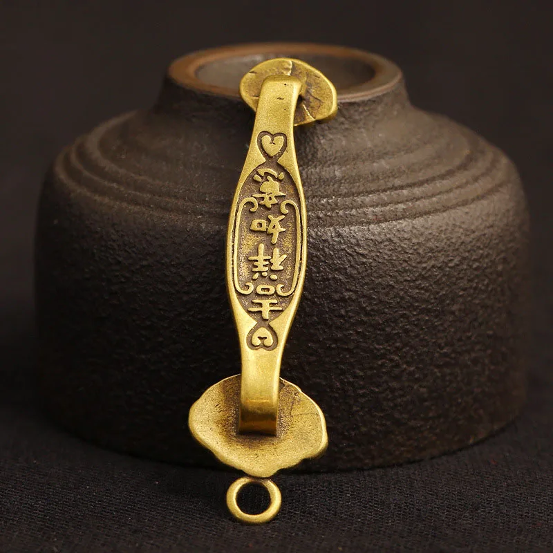 brass ruyi keychain pendants (6)