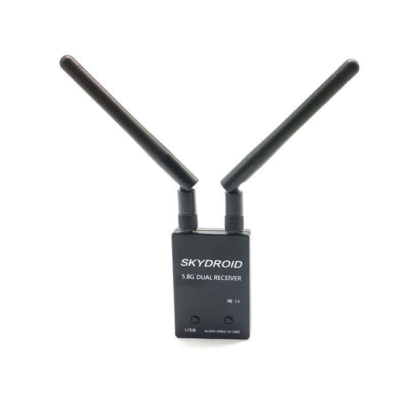 Skydroid UVC двойная антенна управления приемник OTG 5 8G 150CH полный канальный FPV с аудио