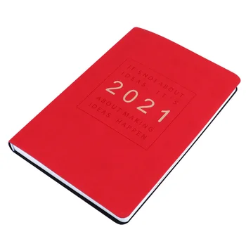 

1pc Planning Notebook Convenient Portable Practical Planning Book 2021 Schedule Book Schedule Notebook for Home School Students
