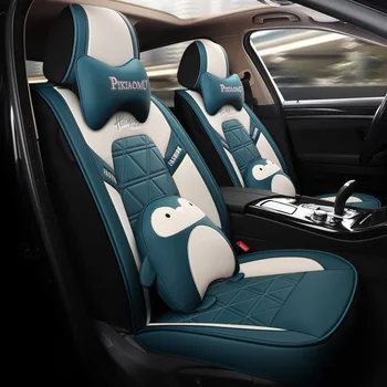 

Full Coverage Eco-leather auto seats covers PU Leather Car Seat Covers for kia carens ceed cerato forte k3 k5 k7 mohave