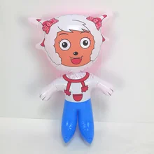 Jouets gonflables en Pvc pour enfants, animaux mignons, adorables, support en forme de chèvre agréable, dessin animé