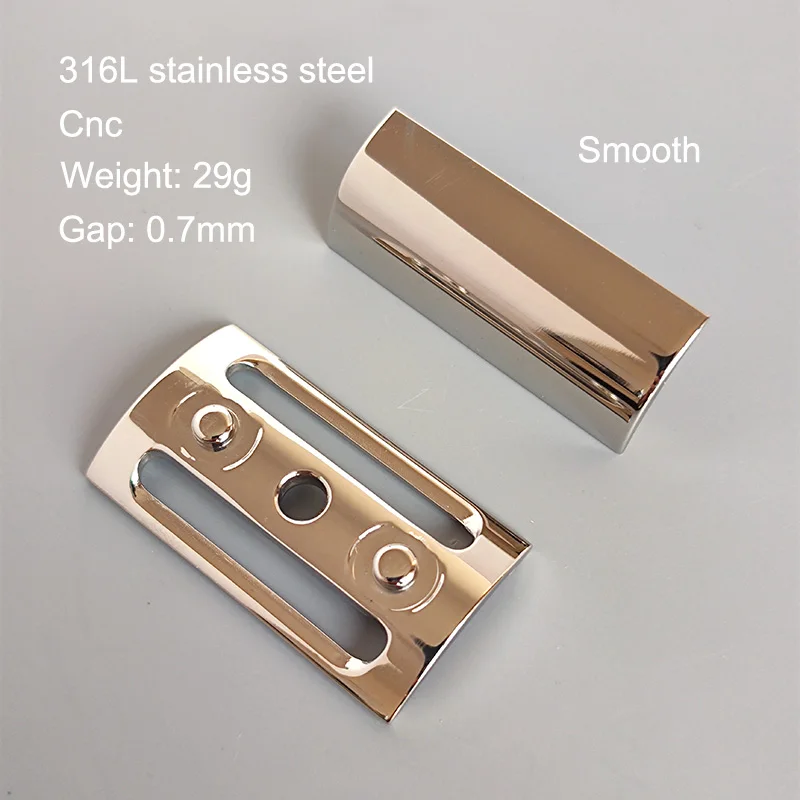 Dscosmetic T7 316L stainless steel double edge safety razor 3