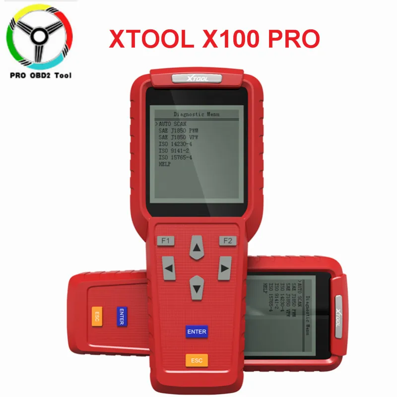 XTOOL X100 PRO обновление онлайн авто ключ программист OBD2 считыватель кода с адаптерами ERPROM Поддержка Регулировка пробега/одометр