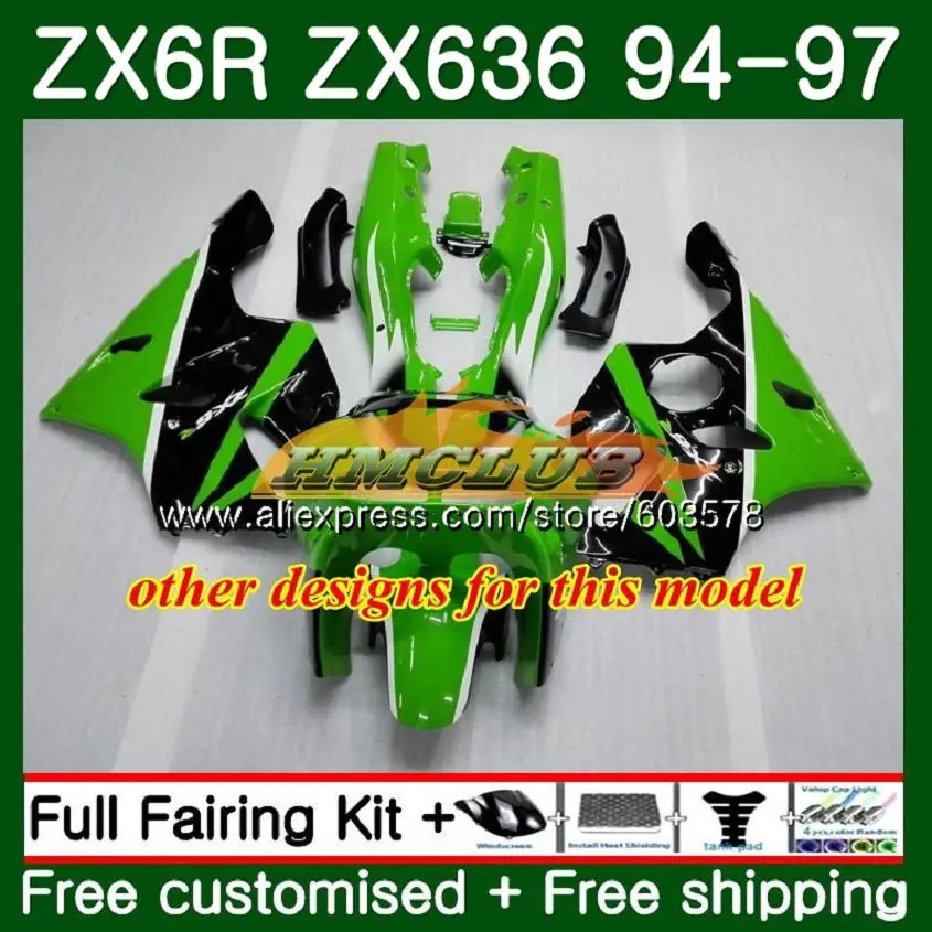 Корпус для KAWASAKI ZX 636 600CC ZX-636 ZX6R 94 95 96 97 104CL. 26 белые west ZX636 ZX-6R ZX600 ZX 6R 1994 1995 1996 1997 обтекатель