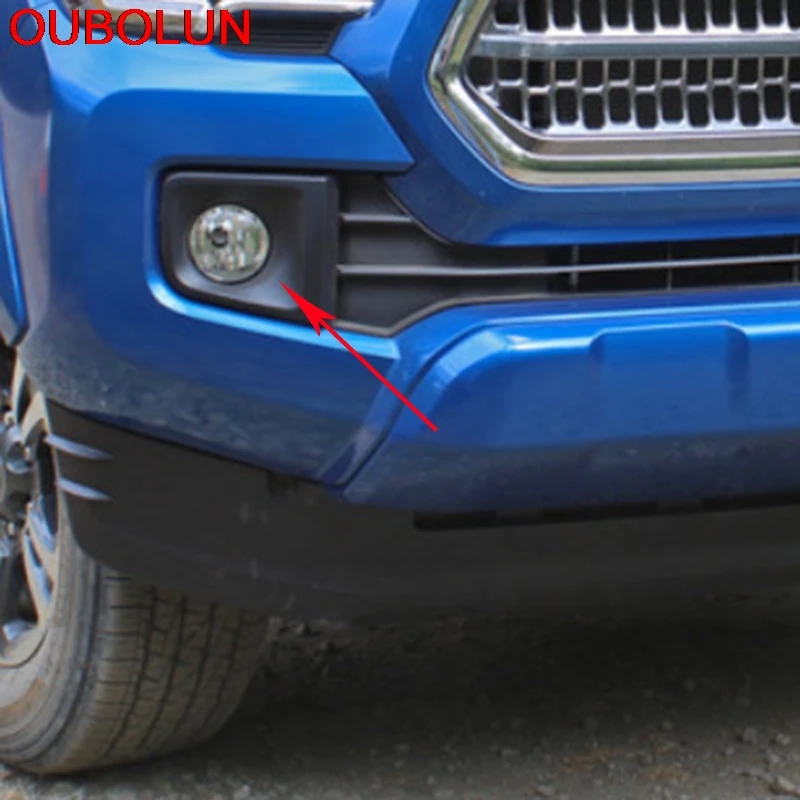 OUBOLUN марка toyota tacoma 2015-2019 передняя противотуманная фара рамка для укладки крышки