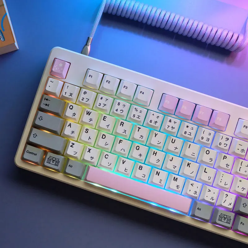 Gmk-fuji Keycap Pbt Teclado Mecânico Chave Boné 155 Corante Chave-sublimação Cherry Perfil - Imagem 5