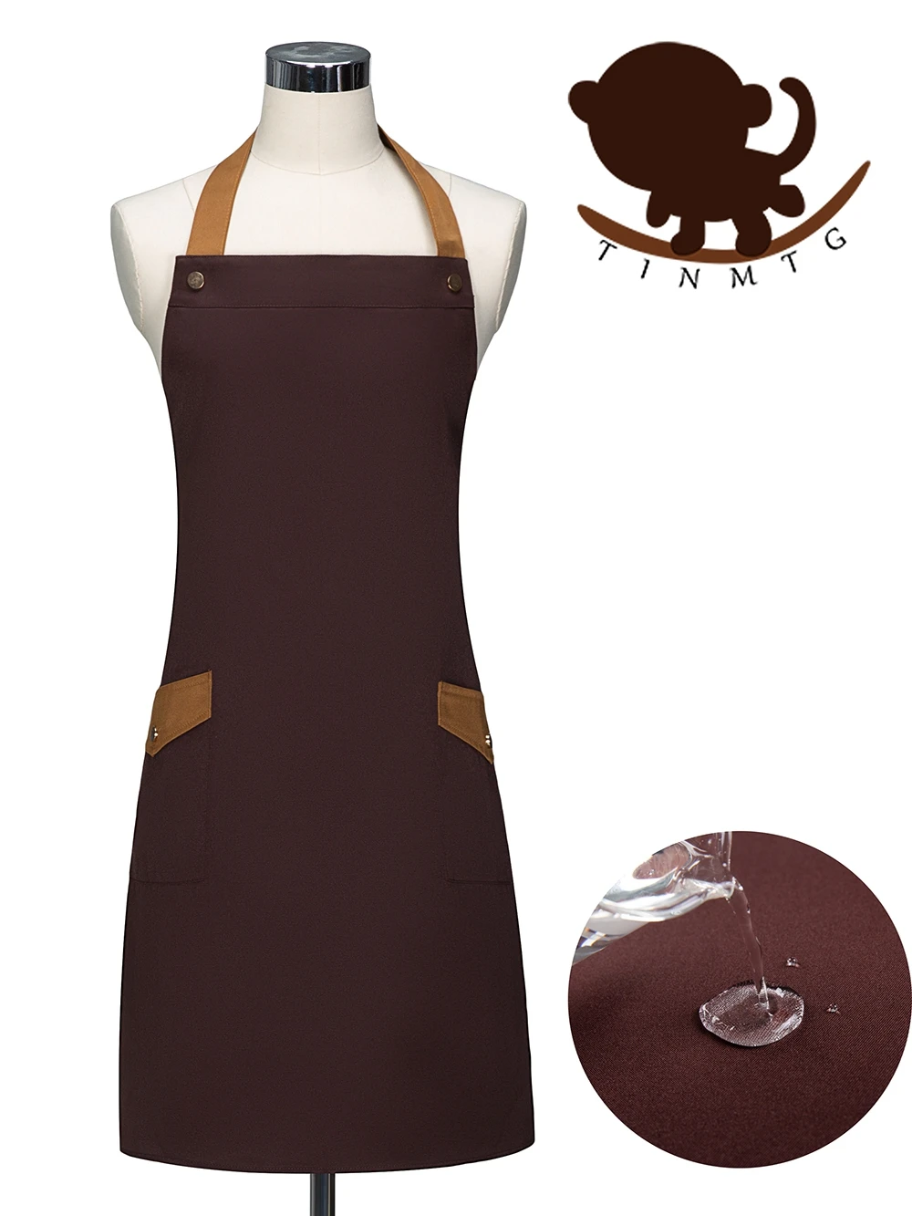 Hot Sale Cooking Kitchen Apron For Woman Men Chef Waiter Cafe Shop BBQ Hairdresser Aprons Bibs Kitchen Accessory