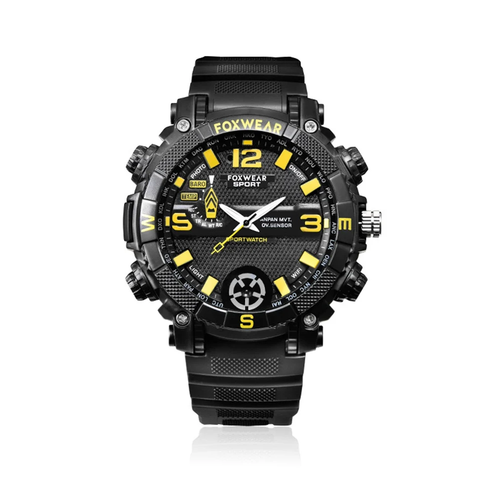 FOX9 WiFi 32G Sport Smart Watch Dual Display LED Electronic Wrist Watches Magnetic Charging Military Waterproof Sport Watch