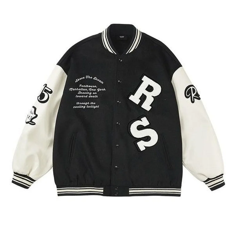 Chaqueta de universitario para hombre y mujer, de uniforme de béisbol Unisex, abrigos sueltos para pareja - AliExpress Ropa de hombre