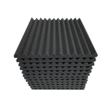 

NEW2022 NEW 12PCS 300x300x25mm Acoustic Foam Sound Insulation Panels for KTV Bar Soundproofing Studio Wedges Sound Proofing