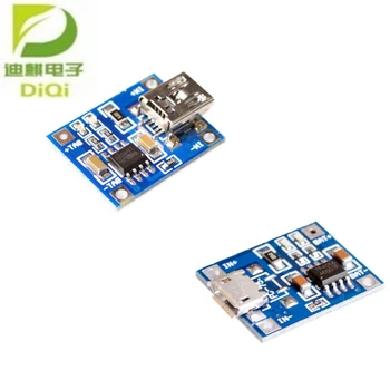 

100PCS/LOT TP4056 1A Lipo Battery Charging Board Charger Module lithium battery DIY Mini USB Port +