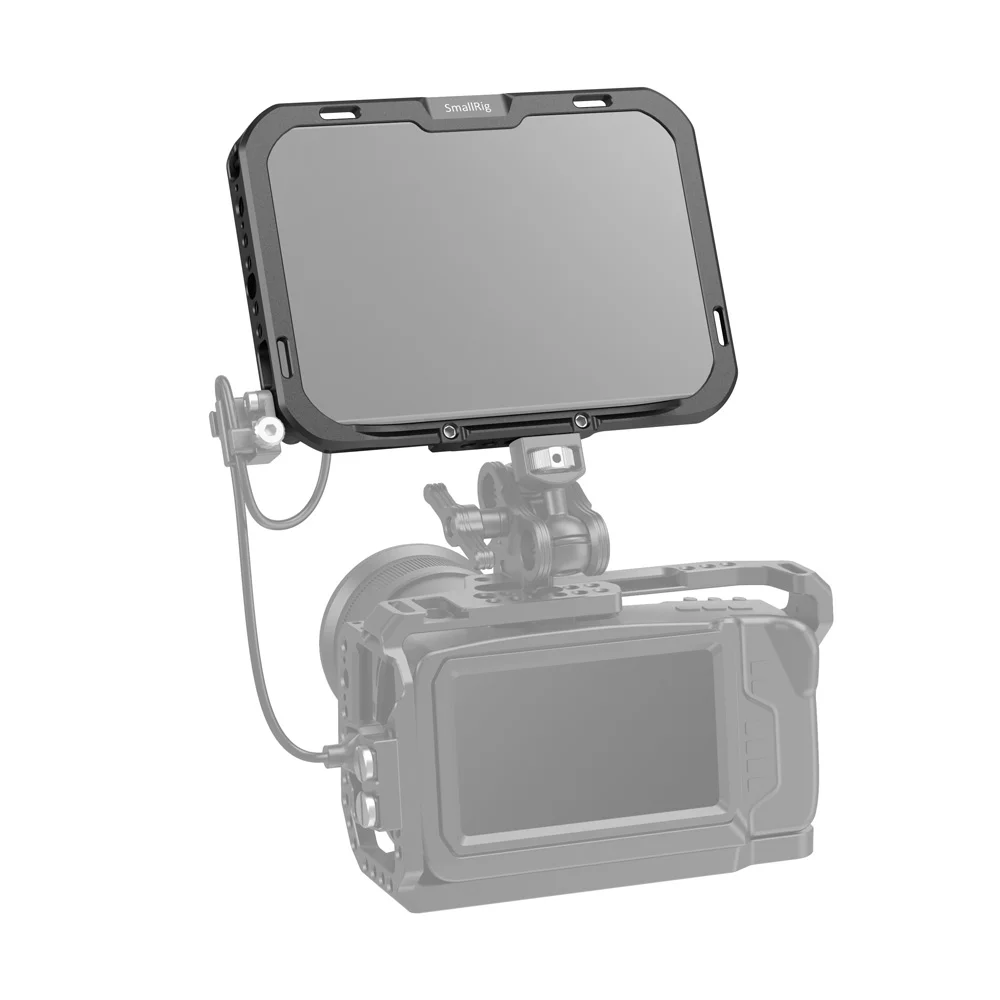 SmallRig монитор клетка с солнцезащитным капюшоном для SmallHD FOCUS 7 экран монитор Защитная клетка с Arri Локация отверстие/NATO Rail-2470