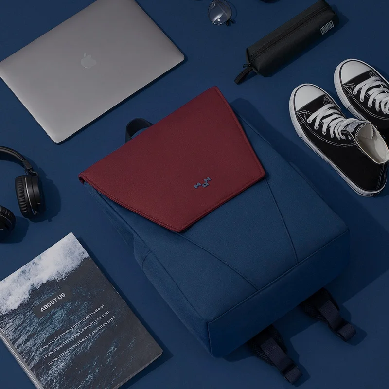 MAH YANG-HOUSE Travel Backpack 14"15" Laptop Bag Schoolbag for Men Women 600D Waterproof Backpack