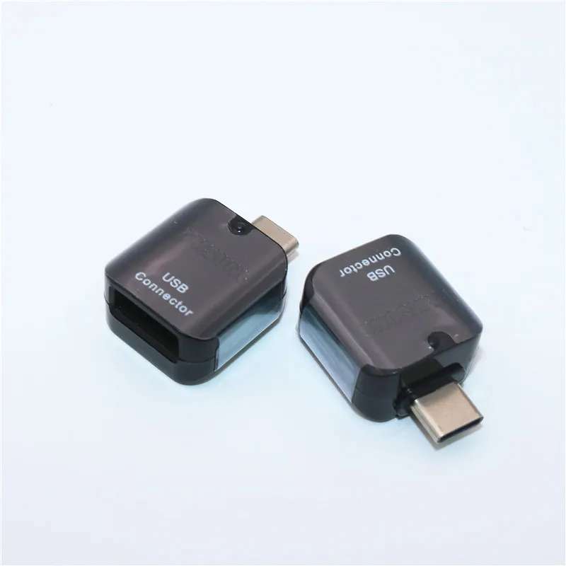 Black Two Packs samsung USB 3,1 TYPE C OTG адаптер для передачи данных для Galaxy S8 S9 Plus Note 8 9 A8 поддержка ручка-накопитель/клавиатура/мышь/u-диск - Цвет: Black Two Packs