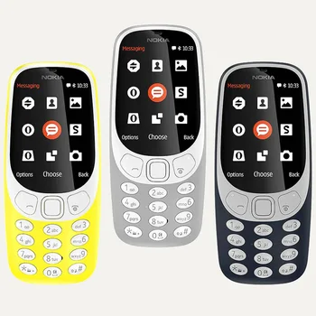 

Hot Sale Unlocked Original Nokia 3310(2017) Dual Sim 2.4" 2G GSM Mobile Phone 2017 Arrival Refurbished Cellphone