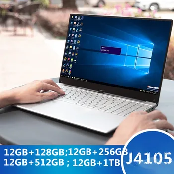 شراءإنتل سيليرون J4105 15.6 بوصة ويندوز 10 برو 1920*1080 ألعاب مكتب محمول DDR4 12 جيجابايت رام 128 جيجابايت/256 جيجابايت/512 جيجابايت/1 تيرا بايت SSD دفتر