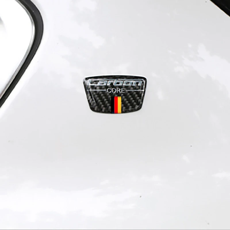 Car Core Emblem B Column Decal Anti-Scratch Sticker Carbon Fiber For BMW E46 E90 E60 E39 F30 F10 E36 F20 G20 G30 car reflective stickers car sticker car stickers car body stickers car key sticker car badge grille emblem car badge cover