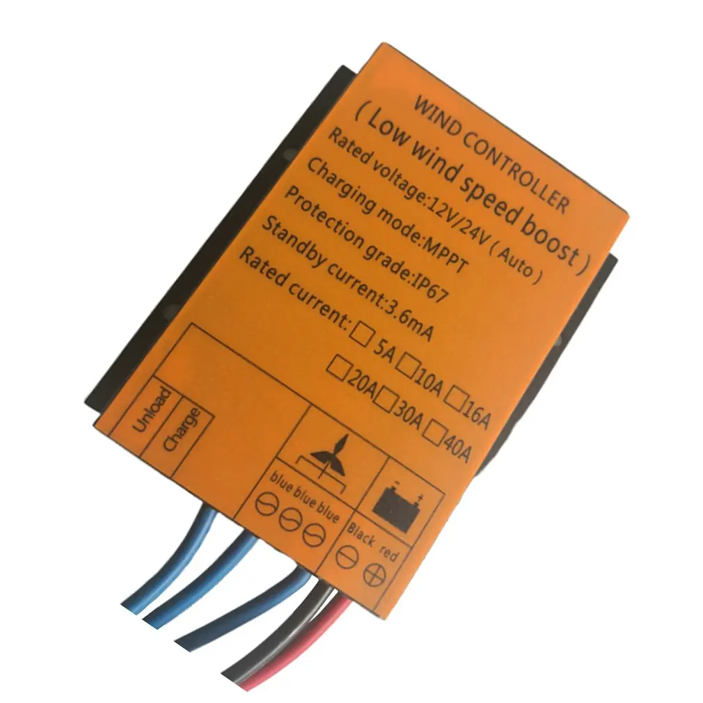 500 Вт контроллер ветровой установки 12V24V водонепроницаемый MPPT выпрямитель тормозной зарядки выпрямитель мост ветрогенератор защита скорости