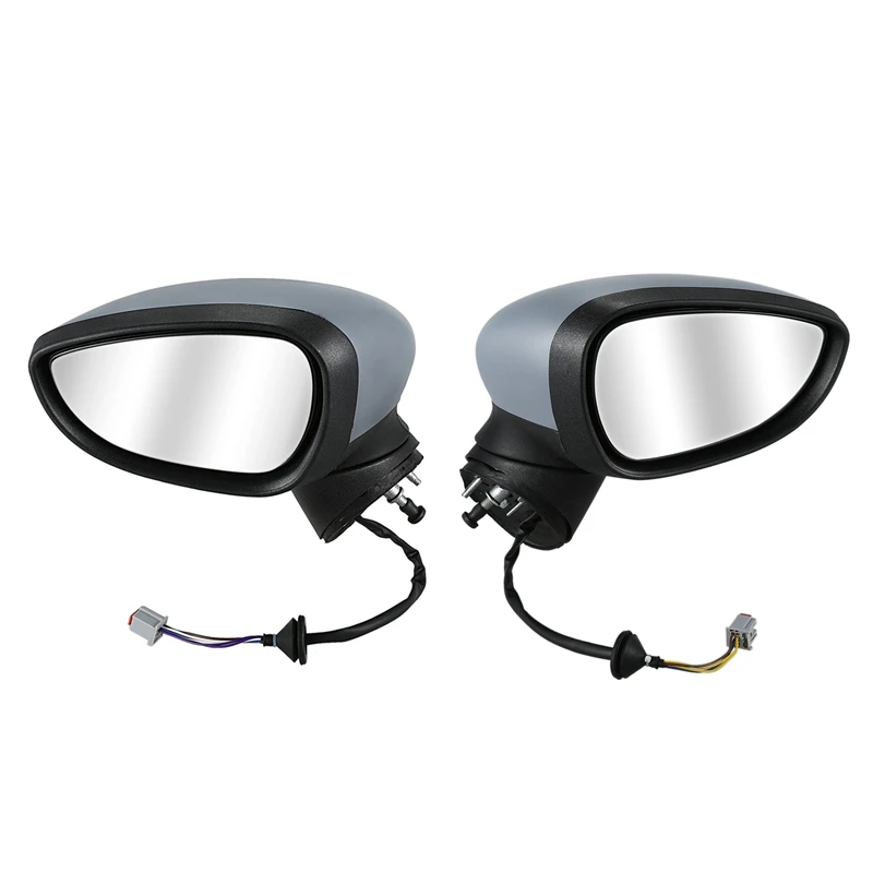 2 шт. для Ford Fiesta Mk7 2008-2012 электрическое крыло дверное зеркало грунтованное правое/левое со стороны водителя