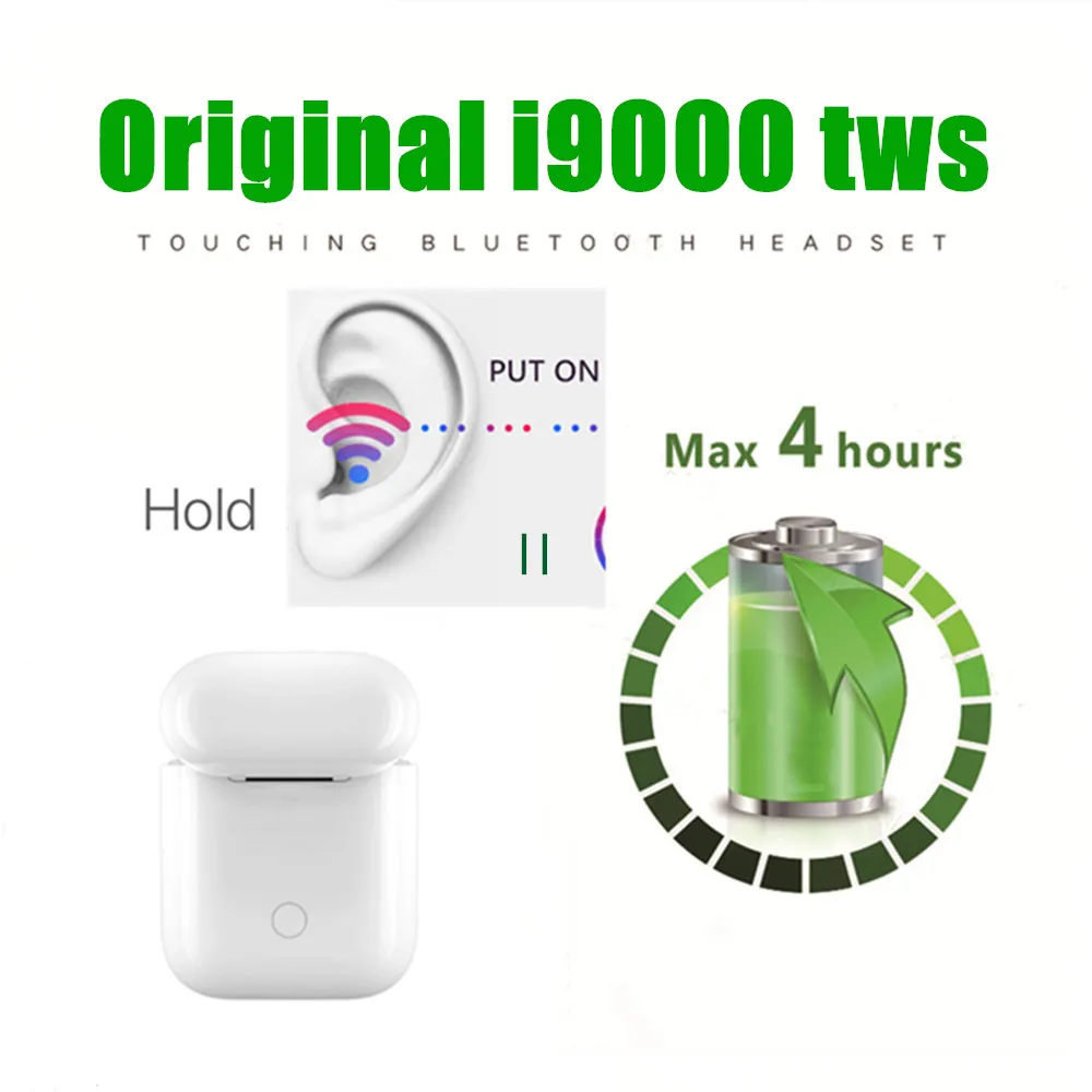 Оригинальные наушники i9000 TWS Air2 беспроводная Bluetooth гарнитура спортивные стерео