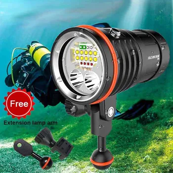 

ARCHON Diving LED Flashlights 10000lumen Underwater Photographing Light Powerful Scuba Dive Spotlight For Free Lamp Arm &Battery