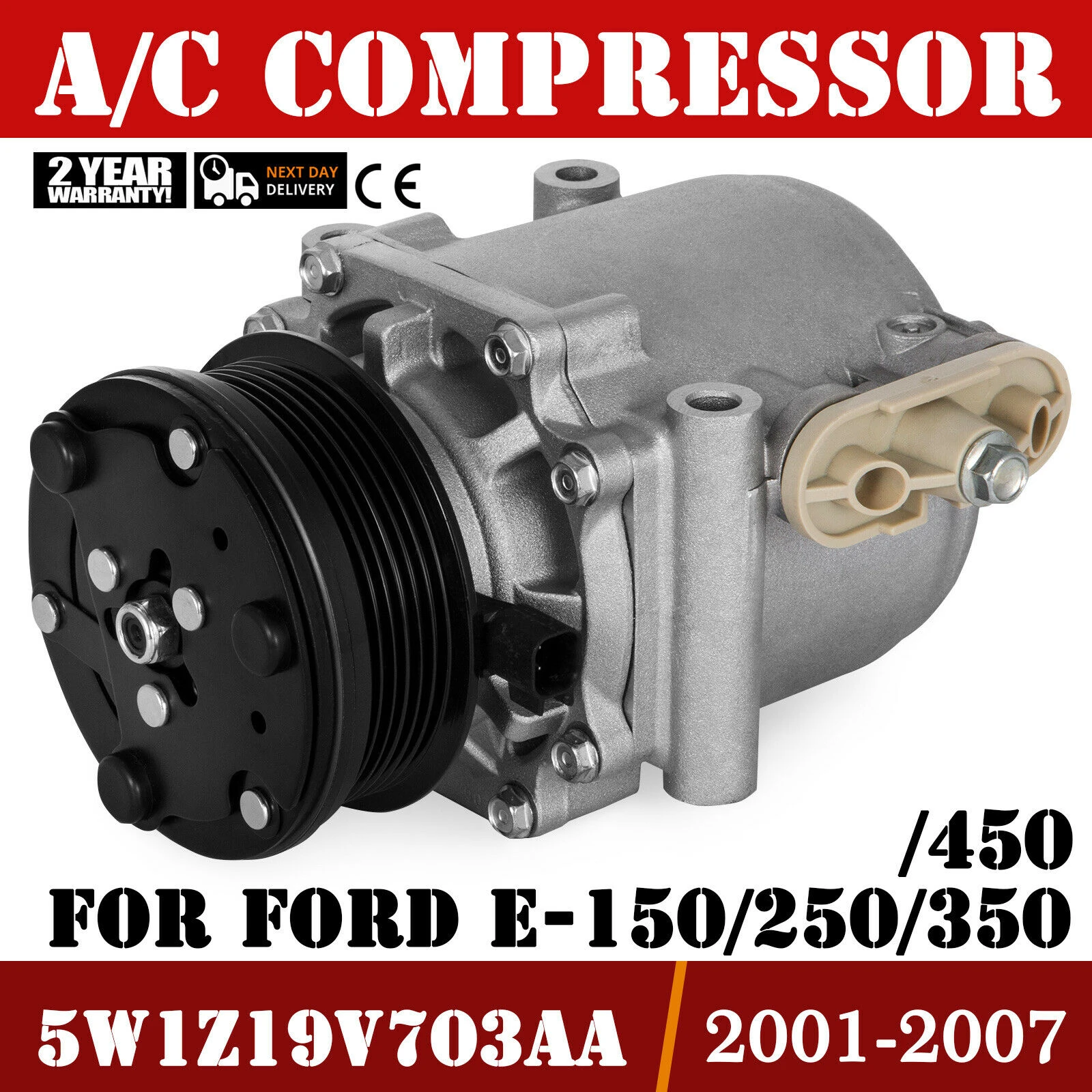 Hq Ac Compressor For Ford Explorer Expedition Crown Vic E Series 5 4 4 6 Look Air Conditioner Parts Aliexpress