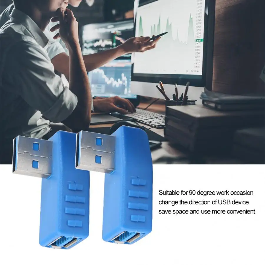 Скорость USB3.0 адаптер с прямым углом данных преобразователь сигнала переходник с удлинителем