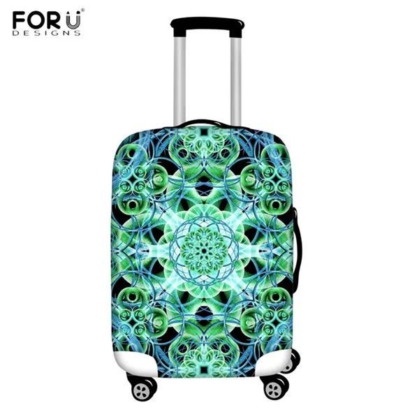 FORUDESIGNS, чехол для багажа с духовным дизайном, для мужчин и женщин, Эластичный Чемодан для путешествий, защитные чехлы, пылезащитный чехол от дождя - Цвет: HMA374