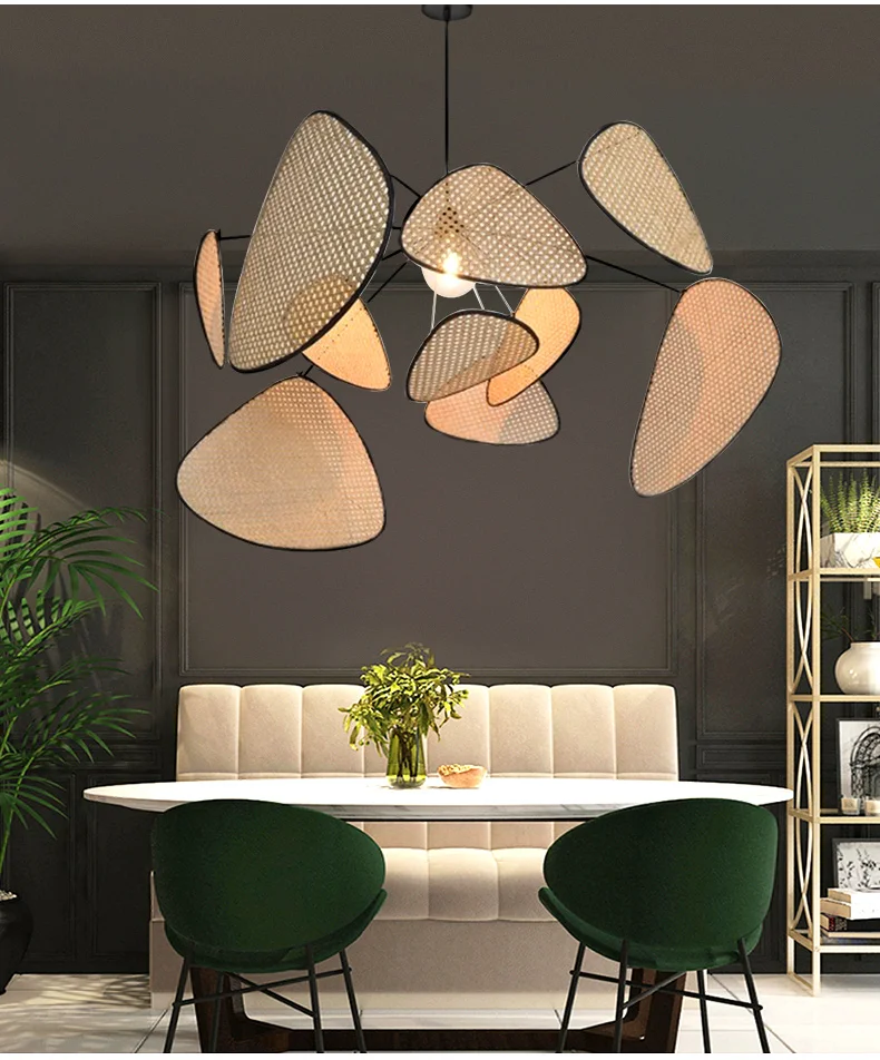 Designer Wicker Pendant Lamp For Living 