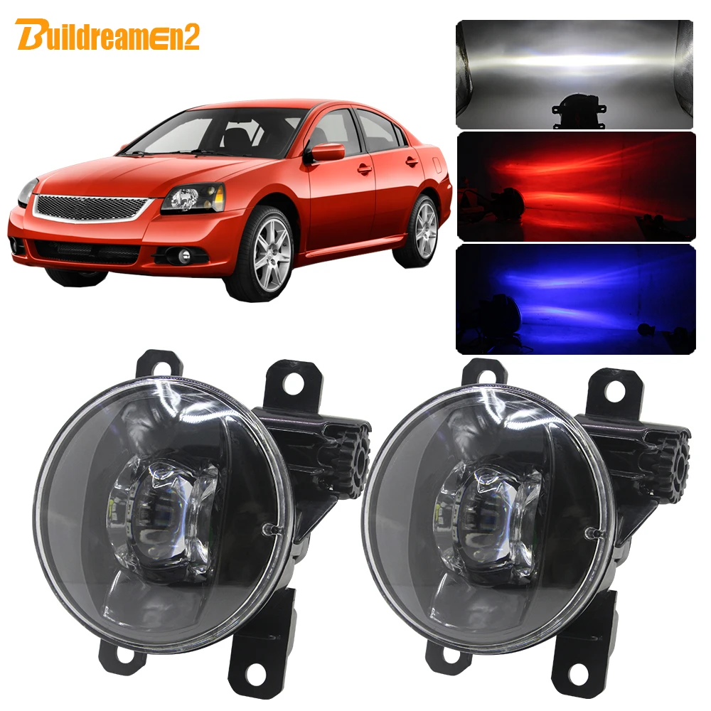 Buildreamen2 для Mitsubishi Galant DJ _ ED EF Saloon 2003-2007 Автомобильные светодиодные противотуманные