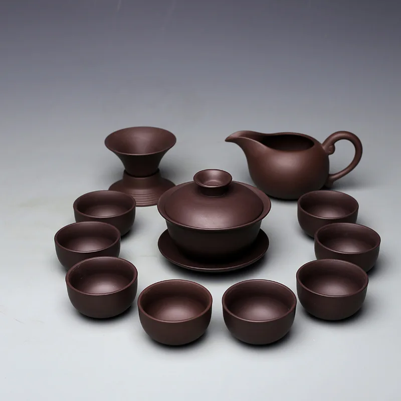 Китайский подарок чайный набор кунг-фу керамический портативный чайник фарфоровый чайный набор Gaiwan 6 шт. чайные чашки чайной церемонии чайный горшок с коробкой - Цвет: 1